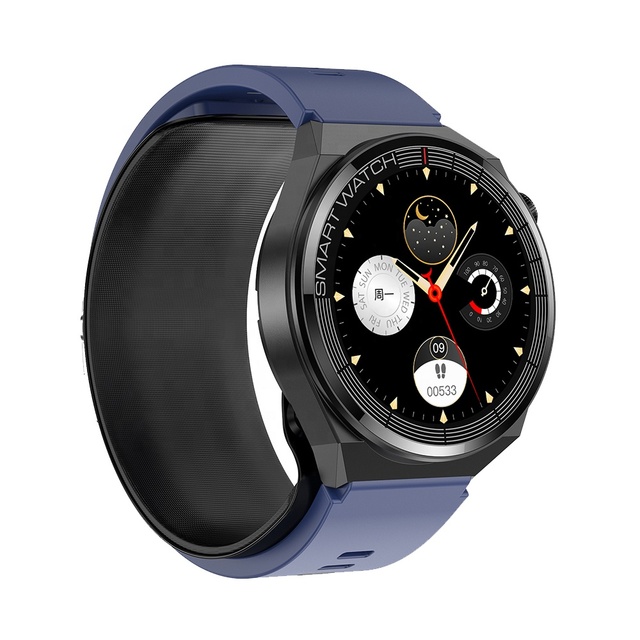 Hot Sale Popular ECG Blood Pressure Lipid Health Monitoring Multiple Functions Motion Modes Soft Silicone Band Smart Watch