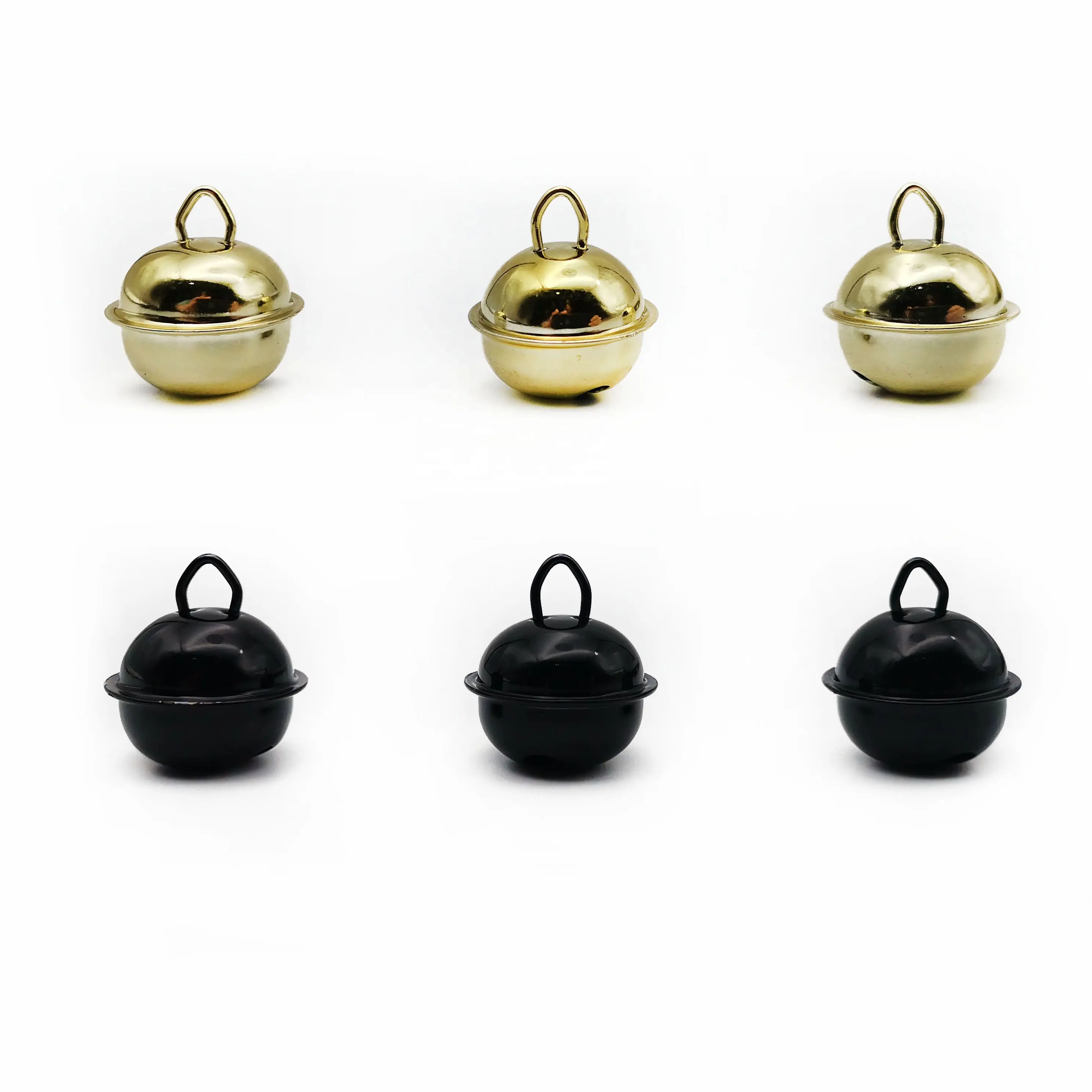 Wholesale Brass Black Bell For Christmas Decorations Holiday Party Metal Brass Bell