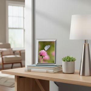 Olivia Metal Photo Frame 130x180 Mm <b>Picture</b> <b>Holder</b> For Home Decor - Product Image 3