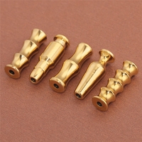 Perles entretoises en acier inoxydable plaqué or, grandes et longues, pour la fabrication de bijoux et bracelets