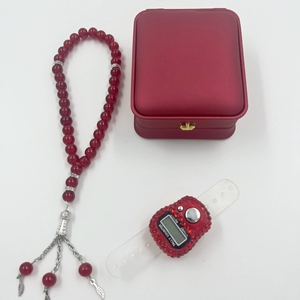 Set Regalo Islamico per Matrimoni ed Eid: Mini Corano, Tasbeeha, Contatore Digitale, Calibro a Perno - Bomboniere per Matrimoni Musulmani - Product Image 5