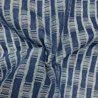 Tissu en denim brut jacquard en coton épais, tissé avec des motifs, teint uni, pour pantalons, jeans, vestes, sacs, chaussures, chapeaux