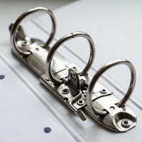 Porte-documents professionnel à 3 anneaux sans PVC avec logo personnalisé