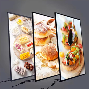 Tùy chỉnh khung nhôm hộp Đèn backlit dấu hiệu dọc hoặc ngang <span class=keywords><strong>menu</strong></span> hộp Đèn - Product Image 5