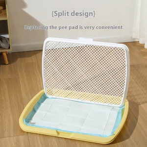 Bandeja de inodoro para perros: orinal extra grande para cachorros para todas las razas, inodoro antideslizante para mascotas de interior/exterior con lados altos - Product Image 3