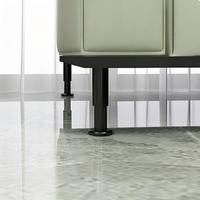 Pieds de canapé antidérapants réglables en acier laminé à froid, pieds de nivellement robustes pour canapé sectionnel, table de salon, cadre de lit, armoire