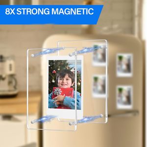 Cadre <span class=keywords><strong>photo</strong></span> magnétique en acrylique N52 pour réfrigérateur, souvenir personnalisé imprimé UV étanche pour la décoration intérieure et les cadeaux promotionnels - Product Image 5