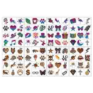 Pegatinas de Tatuajes Impermeables de Motocicletas y Camiones de Dibujos Animados, Lindas Pegatinas de Arte Corporal con el Último Diseño - Product Image 2