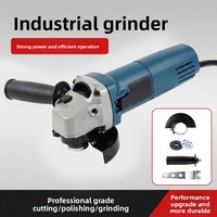 Meuleuse d'angle à moteur brossé haute puissance 11 000 tr/min pour meulage, découpe et polissage ; électrique filaire compacte multifonctionnelle, garantie 6 mois