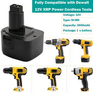 NI-MH 12V 3500mAh DC9071 Dewalt CD9600K 2802K DC981 배터리용 Dewalt Dewalt dec9600k DW907 dect72 DC740 무선 공구 배터리. - Product Image 6