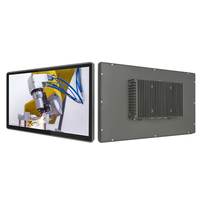 Panel PC Industrial con Pantalla Táctil de 12.1-23.8 Pulgadas, Windows, IP65 Resistente al Agua, Monitor Integrado para Kiosco