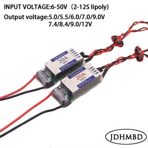 Regulador de Voltaje de 20A, SBEC UBEC, Entrada 2-12S, Dos Líneas de Salida 5.0/7.4/8.4/<span class=keywords><strong>9</strong></span>/12V para Pruebas de Baterías de Aviones, Autos y Barcos <span class=keywords><strong>RC</strong></span> - Product Image 3