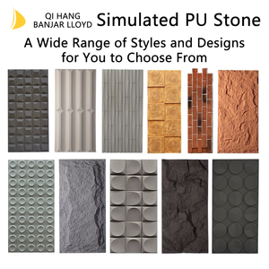 Panneau mural en polyuréthane imitation pierre, léger et écologique, pour la décoration extérieure des villas et jardins. - Product Image 3