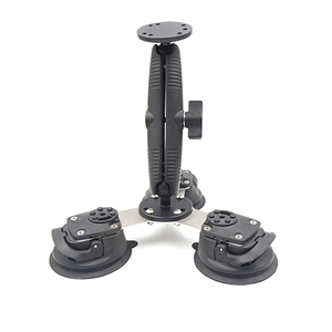 Ventosas de Vidrio de Alta Resistencia con Diámetro de Bola de 1'' y Brazo de Aluminio de Doble Encaje de 17 cm + Base de Bola Redonda - Product Image 4