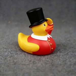 Lote de Juguetes Promocionales Personalizados de PVC con Forma de Pato de Goma Big Ben para Bañera, con Diseños Estampados - Product Image 3