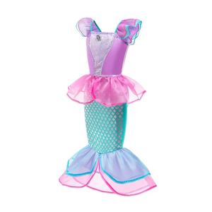 Disfraz de <span class=keywords><strong>Sirenita</strong></span> Ariel de Shengchi, Vestido Elegante para <span class=keywords><strong>la</strong></span> Noche, Ropa para Fiesta de Halloween, Vestidos de Disfraces para Niños, Disfraces de Carnaval - Product Image 4