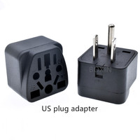 Adaptateur de voyage universel UK/US/SA/EU vers US, certification CE, prise de conversion multifonction américaine vers multiprise WY-5