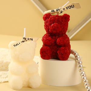 Độc đáo được thiết kế cao cấp tăng Ngày Valentine lãng mạn dễ thương tay Món quà tình yêu phong cách kỳ nghỉ Quà Tặng gấu Khuôn Thỏ thơm nến - Product Image 3