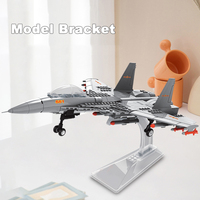Wange 2978 avion de chasse militaire présentoir modèle support enfants assemblage éducatif bloc de construction jouet cadeau Juguetes