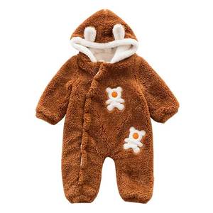 <strong>Little</strong> boys <strong>girls</strong> jumpsuit hoodie warm baby pajamas <strong>sleeper</strong> - Product Image 1