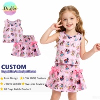 Conjunto de Yoga Multicolor para Niñas al por Mayor: Tops con Volantes y Pantalones Cortos de Alta Elasticidad, Ropa Deportiva para Niñas