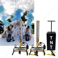 Machine à confettis électronique télécommandée colorée pour révélation du sexe, fumigène, poudre pour baby shower, feux d'artifice, lance-confettis de fête