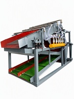 Crible vibrant doré 1530 incliné avec récupération par tapis d'eau pour l'extraction de sable alluvial