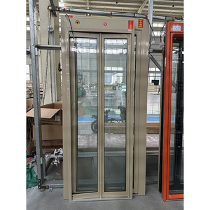 Panneau de porte de hall d'ascenseur pour ascenseur de passagers, panneaux de porte en acier inoxydable 304 <span class=keywords><strong>avec</strong></span> finition <span class=keywords><strong>miroir</strong></span> gravé et cadre de porte - Product Image 4