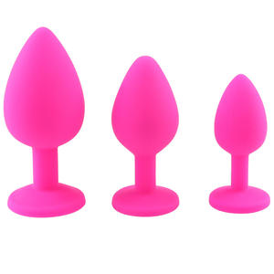 <span class=keywords><strong>Vendita</strong></span> calda Silicone piccola spina anale con un sacco di colori per il giocattolo del sesso - Product Image 6