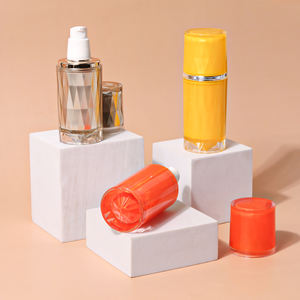 Nueva botella de bomba de suero vacía personalizada de alta calidad de 30ml y 50ml, botella de protección solar de loción de plástico - Product Image 2