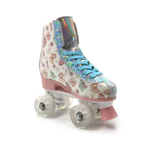 Yijiu Roller Skates High Heel PU Wheels New Models Wholesale Roller Skating Shoes Price For Kids