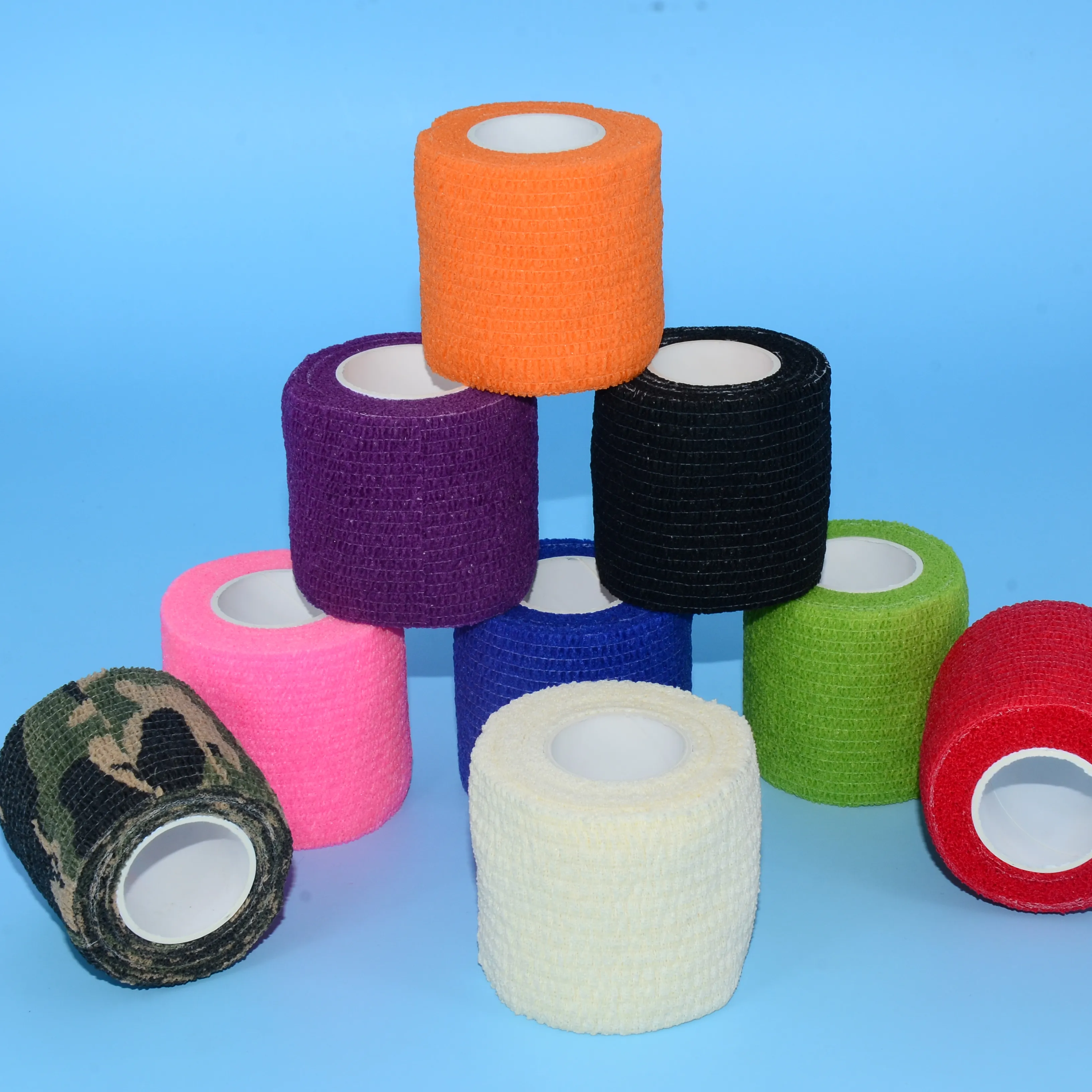 Vendaje adhesivo impermeable para nudillos, banda cohesiva para deporte, impermeable, desechable