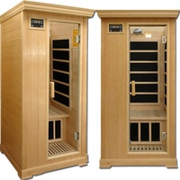 Salle de sauna individuelle autonome confortable et relaxante, sauna sec intérieur à infrarouge lointain