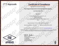 Système de contreventement sismique bidirectionnel approuvé FM pour les galleries de conduites