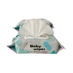 Terry towelling wet bag oshibori non woven baby dispersible wet towel production equipment barrels wipes