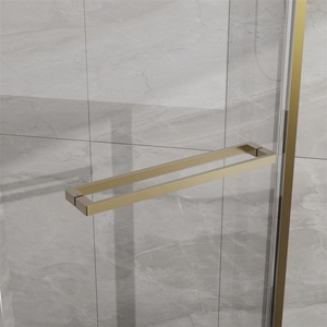 Porte de douche sans cadre Neo-Angle 2026 Factory D x 36 po W X 72 . Enclos d'angle pivotant H en or - Product Image 6