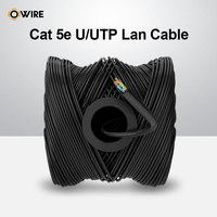 Câbles de communication OWIRE Cat 5e U/UTP blindés à paires torsadées pour l'intérieur, pour la connectivité et le refroidissement des racks de centre de données