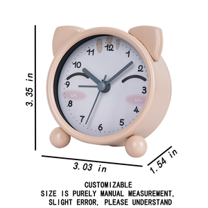 Sáng Tạo Kim Loại Mini Bàn Đồng Hồ Cho Trẻ Em Với Phim Hoạt Hình Dễ Thương Nhân Vật Im Lặng Cơ Chế Có Thể Điều Chỉnh Chức Năng Báo Động Cho Phòng Ngủ Sử Dụng - Product Image 6
