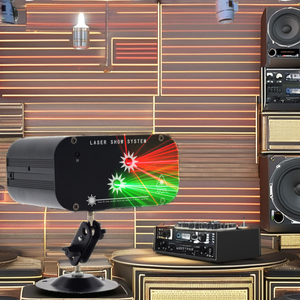 Luces de Discoteca YSH al por Mayor, Láser de Hierro, 2 Orificios, 48 Patrones, Control Remoto/Activación por Sonido/Automático, para Eventos, Bares, KTV, Clubes - Product Image 2