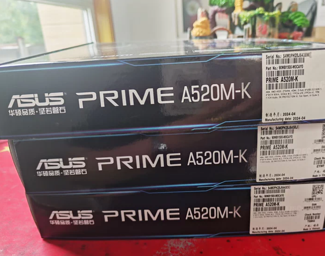 Refurbished A-SUS Motherboard AMD A520 ( AM4) Micro ATX DDR4 64GB Double Channel /VGA SATA 6 Gbps Gen 1 Type-A