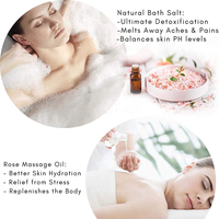Vente de gros Parfum éclaircissant pour restaurer l'élasticité de la peau Detox Trempage des pieds Sel de mer d'Epsom Bain spa Coffret cadeau gommage bio