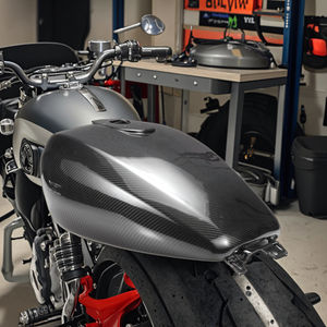 Copertura Serbatoio in Fibra di Carbonio Forgiata Lucida per Moto <span class=keywords><strong>Harley</strong></span> <span class=keywords><strong>Davidson</strong></span> Road Glide Street Glide 2023-2024 - Product Image 4