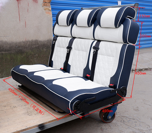 Siège-lit de voiture en cuir imperméable édition Business pour <span class=keywords><strong>Renault</strong></span> <span class=keywords><strong>Master</strong></span>, pliable multi-positions pour la pause du conducteur - Product Image 1