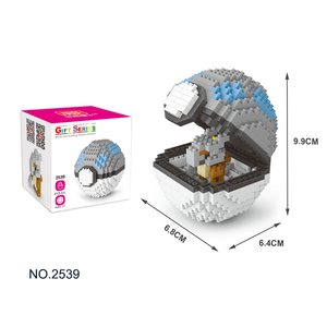 Hot bán pokepoined <span class=keywords><strong>Nano</strong></span> khối xây dựng Set micro nhựa phim hoạt hình cho trẻ em sinh nhật Quà tặng khuyến mãi - Product Image 5