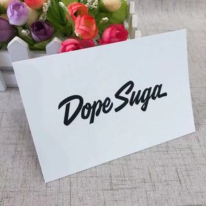 Tarjeta de agradecimiento personalizada en blanco y negro para revisión de negocios de marca Tarjetas de agradecimiento - Product Image 2