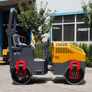 1 Ton 2 Ton 3 Ton 4 Ton küçük minyatür hidrolik <span class=keywords><strong>tandem</strong></span> çift davul titreşimli asfalt silindir Mini küçük yol silindiri yol silindiri - Product Image 2