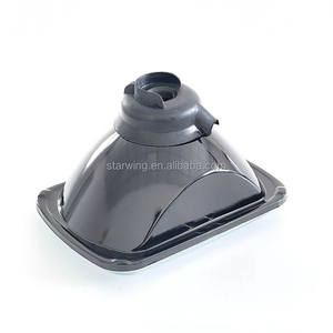 Faro halógeno cuadrado <span class=keywords><strong>de</strong></span> 7 pulgadas <span class=keywords><strong>de</strong></span> alto brillo con bombilla H4 <span class=keywords><strong>de</strong></span> haz semisellado Construcción <span class=keywords><strong>de</strong></span> metal negro - Product Image 3