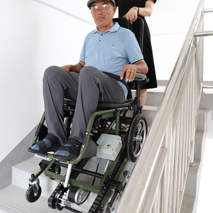 Alat Bantu Naik Tangga Khusus untuk Lansia dan Penyandang Disabilitas, Skuter Rumah Tangga dengan Tiang Lurus, Peralatan Rehabilitasi - Product Image 6