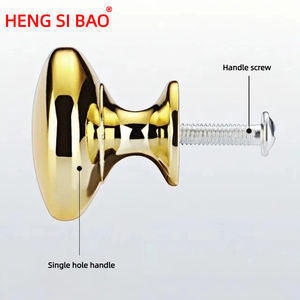 家具やキッチンに適したキッチン用耐久性のあるアルミニウム合金シングルホールゴールドノブ - Product Image 4