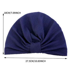 Foulard torsadé pré-noué multifonctionnel pour femme, couleur unie, en polyester élastique, tendance et très vendu - Product Image 6